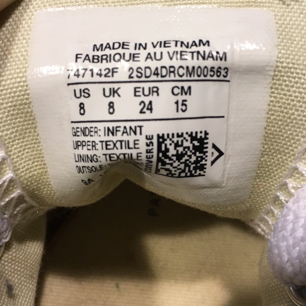 Infant converse - Picture 3 of 5